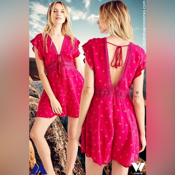 FREE PEOPLE Morning Sun Romper (D10) - Picture 1 of 9